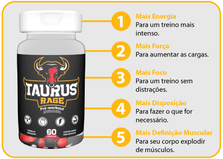 Taurus Rage Benefícios